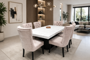 Comedor Capitoneado 6 Sillas