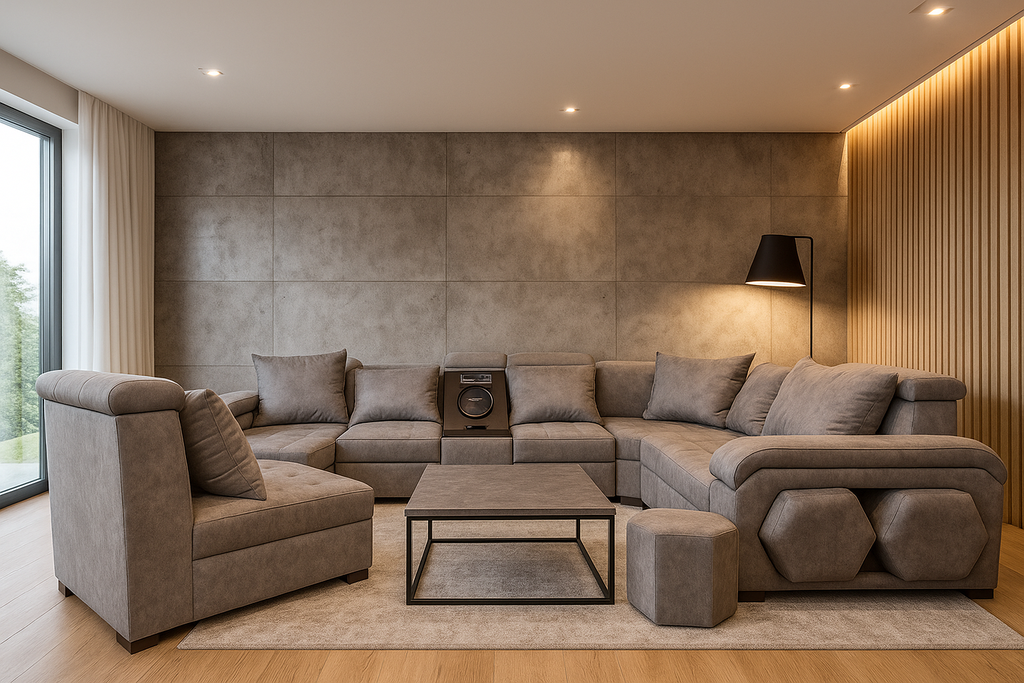 Sala Luciana Modular Gris