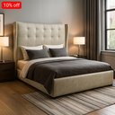 Cama Adriana Tapizada 2.5 Plazas