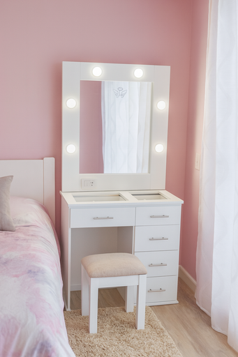 [MERC-056] Coqueta Gabinete Pequeña Blanca