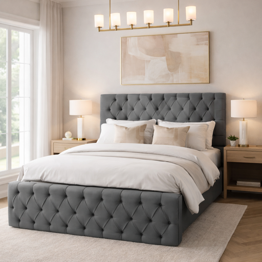 [CAM-009] Cama Capitoneada Eco 2.5 Plazas