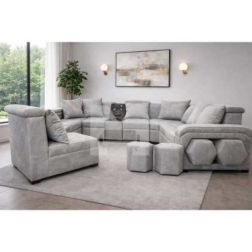 [LG-024] Sala Luciana Modular Gris