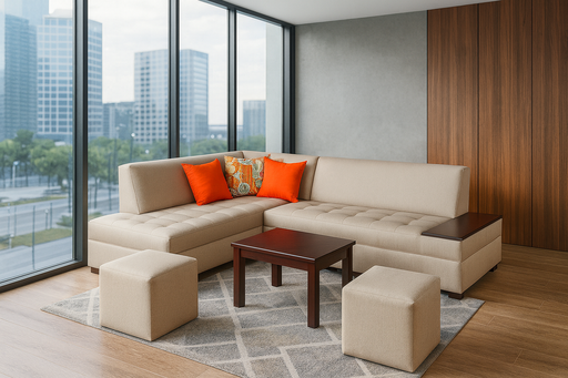 [M-20685] Sala Capri Beige Wengue